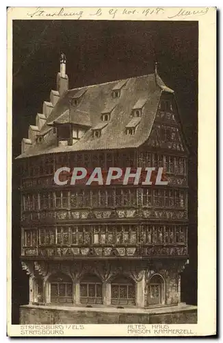 Cartes postales Strassburg Altes Haus
