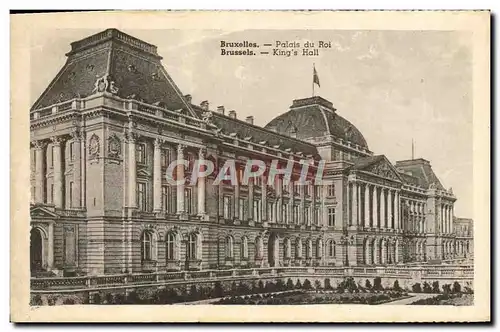 Cartes postales Bruxelles Palais du Roi