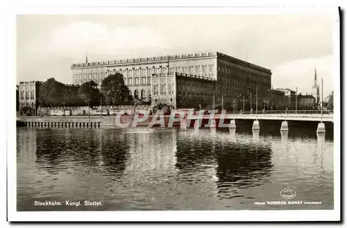 Cartes postales moderne Stockholm Kungl slottet