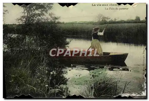 Cartes postales La Vie aux Champs La Fille du Passeur Folklore