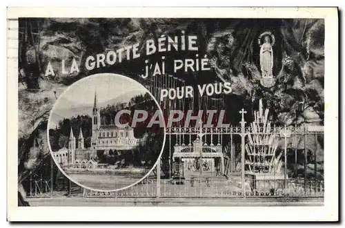 Cartes postales moderne Lourdes La Grvile et la Basilique