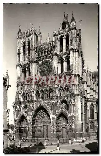 Moderne Karte Amiens La cathedrale Vue D&#39Ensemble