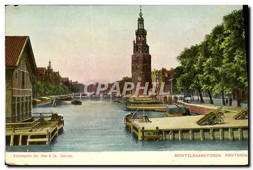 Cartes postales Montelbaanstoren Amsterda