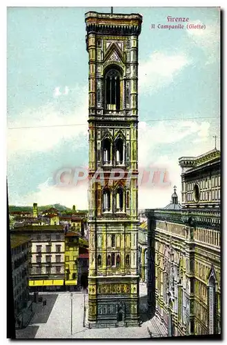 Ansichtskarte AK Firenze Il Campanile