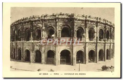 Ansichtskarte AK Nimes Exterieur Des Arenes