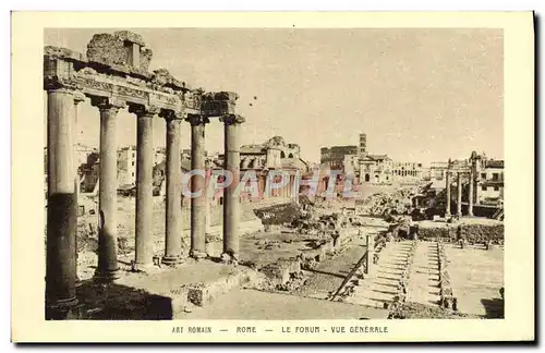 Ansichtskarte AK Rome Le Forum Vue Generale