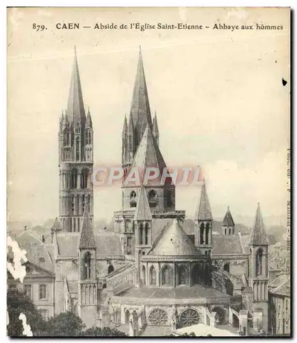 Cartes postales Caen Abside de L&#39Eglise Saint Etienne Abbaye aux Hommes