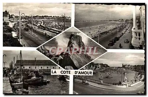 Moderne Karte Cote d&#39amour Pornichet Entre Batz et Le Croisic Le Pouliguen