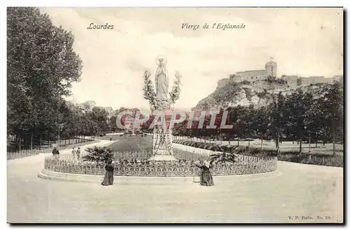 Cartes postales Lourdes Vierge de L&#39Esplanade