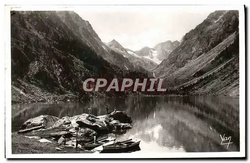 Moderne Karte Cauterets Lac de Gaube et le Vignemale