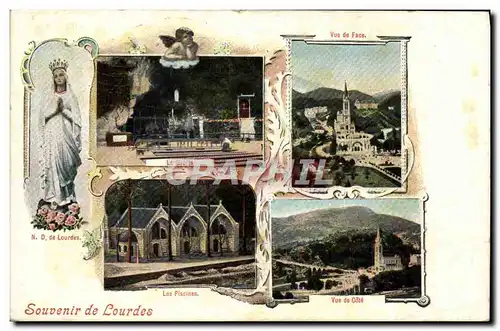 Cartes postales Lourdes Souvenir