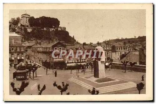 Cartes postales Lourdes La playe Peyramale et le chateau fort