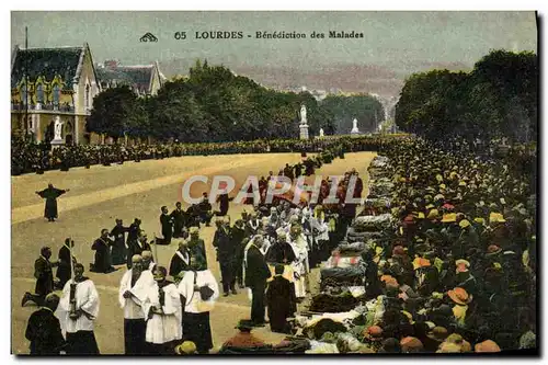 Cartes postales Lourdes Benediction Des Malades