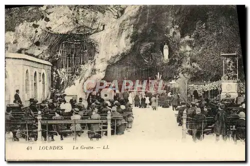 Cartes postales Lourdes La Grotte