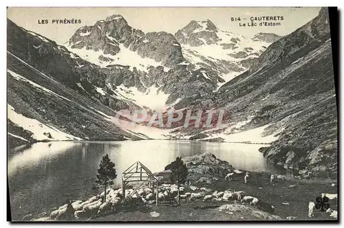 Cartes postales Cauterets Le lac d&#39Estom