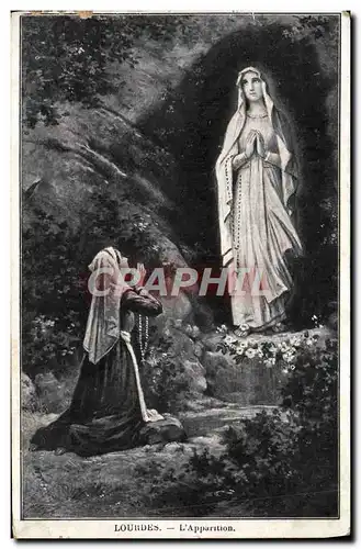 Cartes postales Lourdes Apparition