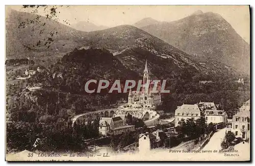 Cartes postales Lourdes La Basilique