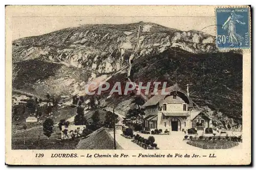 Cartes postales Lourdes Le Chemin de Fer Funiculaire du Pic du Jer