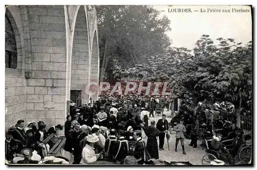 Ansichtskarte AK Lourdes La Priere aux Piscines