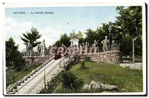 Cartes postales Lourdes Le Calvaire Breton