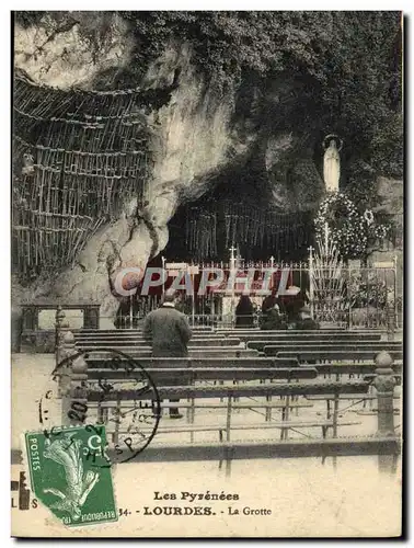 Cartes postales Lourdes La Grotte