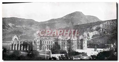 Cartes postales Holyrood Palace & Arthur&#39s seat Edinburgh