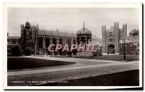 Cartes postales Cambridge The Great Court Trinity Collece