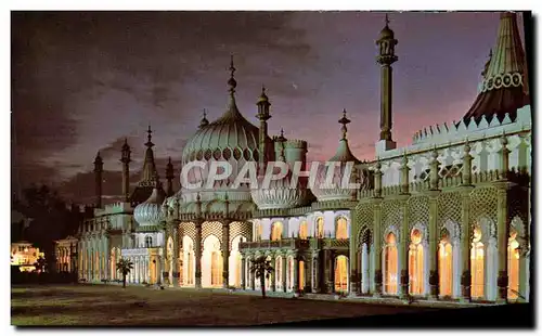 Moderne Karte The Royal Pavilion By Night Brighton
