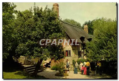 Moderne Karte Stratford upon Avon Anne Hathaway&#39s cottage from the orchard Shottery