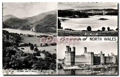 Moderne Karte North Wales