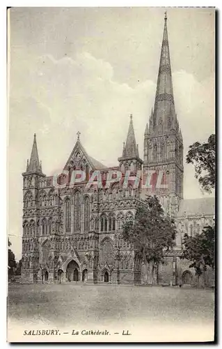 Cartes postales Salisbury La Cathedrale