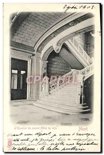 Cartes postales Niort L&#39Escalier du Nouvel Hotel de Ville