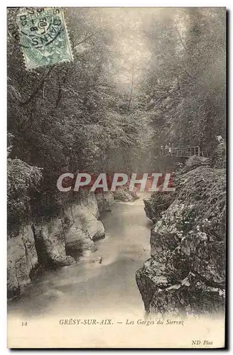 Cartes postales Gresy Sur Aix Les Gorges Du Sierroz