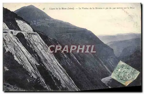 Ansichtskarte AK Ligne de la Mure Le Viaduc de la Rivoire a Pic sur le Drac