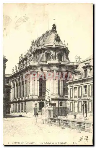 Ansichtskarte AK Versailles Chateau Le Chevet de la Chapelle