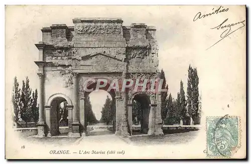 Cartes postales Orange L'Arc Marius