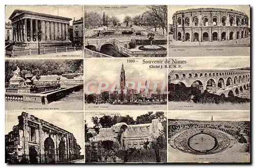 Cartes postales Nimes Souvenir Arenes