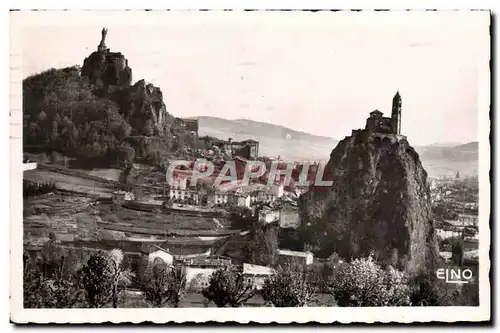 Ansichtskarte AK Le Puy En Velay Les Rochers Corneille Notre Dame de France et Saint Michel d&#39Aiguilhe