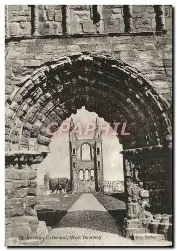 Ansichtskarte AK St Andrews Cathedral West doorway