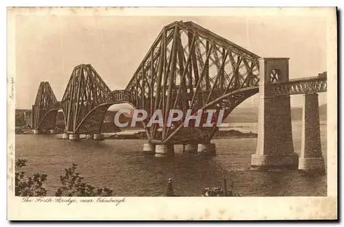 Cartes postales The forth bridge from Edinburgh