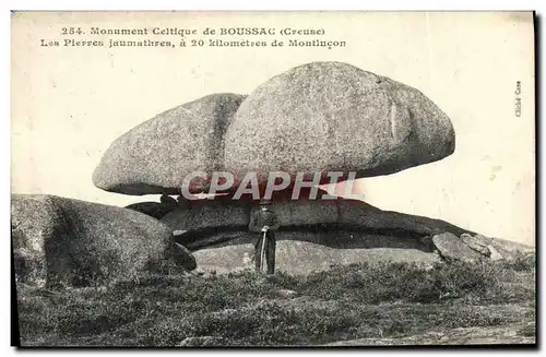 Cartes postales Boussac Monument Ceitique Les Pierres Jaumathres