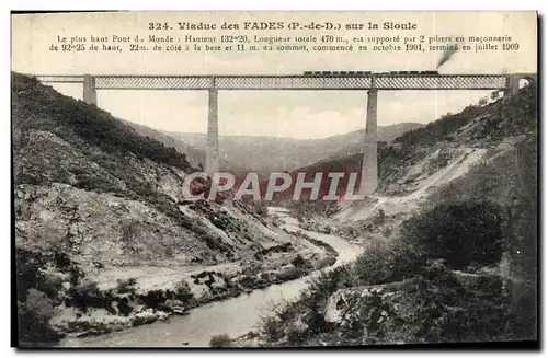 Cartes postales Viaduc Des Fades Sur La Sioule