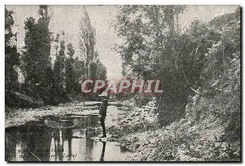 Cartes postales Bords de St Galmier Publicite Lesavre Rue de la Liberte Dijon Mercerie Passementerie Bonneterie