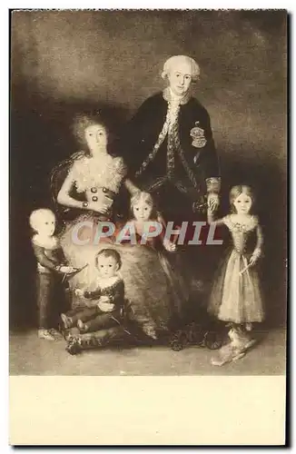 Ansichtskarte AK Goya Museo del Prado La familia del Duque de Osuna