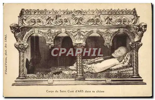 Cartes postales d&#39Ars Dans sa Chasse Corps du Saint Cure