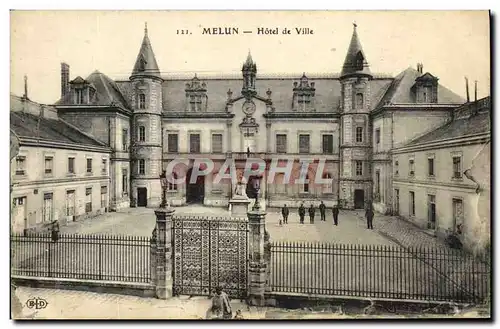 Cartes postales Melun Hotel De Ville