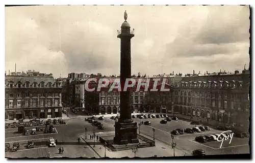 Moderne Karte Paris ses Merveilles Place vendome et Colonne de la Grande Armee