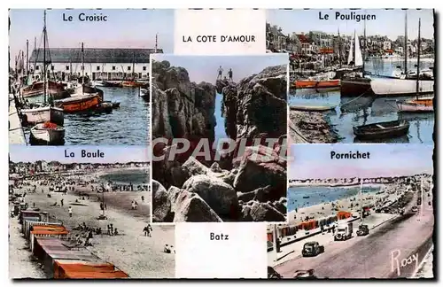 Cartes postales moderne Le Croisic La Cote D&#39Amour Le Pouliguen Pornichet La Baule Batz