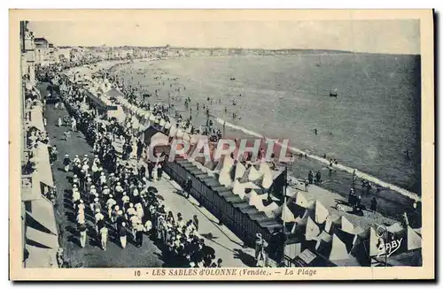 Cartes postales Les sables D&#39Olonne La Plage