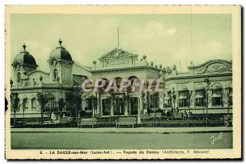 Cartes postales La Baule Sur Mer Facade du Casino